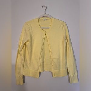 Pastel Yellow Cardigan